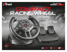 Trust GXT 570 Compact Vibration Racing Wheel kormány + pedál (21684) Iroda és számítástechnika - Számítógép tartozék - PC kontroller - 313301