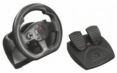 Trust GXT 580 Vibration Feedback Racing Wheel kormány + pedál (21414) Iroda és számítástechnika - Számítógép tartozék - PC kontroller - 319587