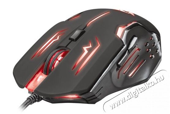 Trust GXT 108 Rava Illuminated USB Gamer egér (22090) Iroda és számítástechnika - Egér - Vezetékes egér - 334146