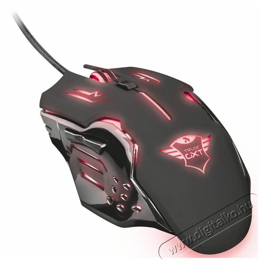 Trust GXT 108 Rava Illuminated USB Gamer egér (22090) Iroda és számítástechnika - Egér - Vezetékes egér - 334146