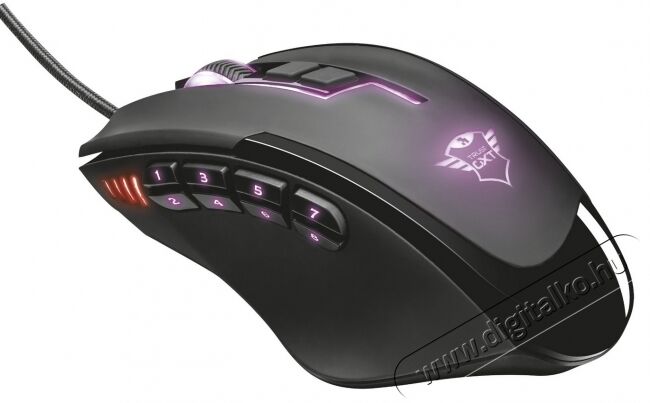 Trust GXT 164 Sikanda MMO Gamer egér (21726) Iroda és számítástechnika - Egér - Vezetékes egér - 329245