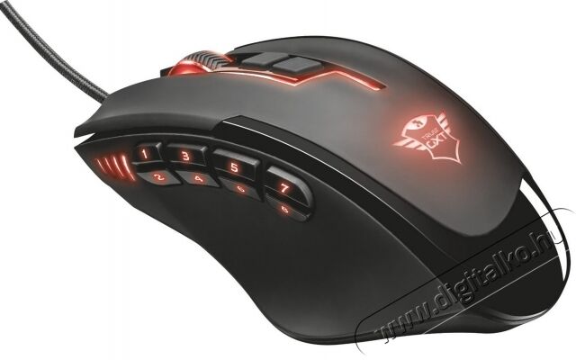 Trust GXT 164 Sikanda MMO Gamer egér (21726) Iroda és számítástechnika - Egér - Vezetékes egér - 329245