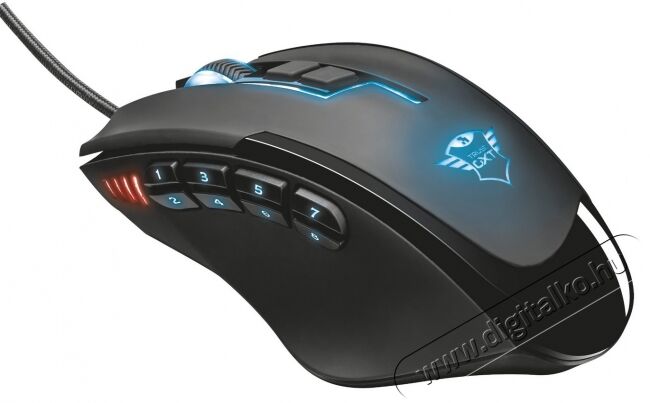 Trust GXT 164 Sikanda MMO Gamer egér (21726) Iroda és számítástechnika - Egér - Vezetékes egér - 329245