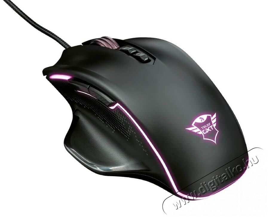 Trust GXT 168 Haze Illuminated gamer egér (22331) Iroda és számítástechnika - Egér - Vezetékes egér - 338801