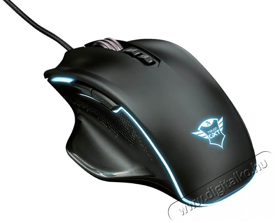 Trust GXT 168 Haze Illuminated gamer egér (22331) Iroda és számítástechnika - Egér - Vezetékes egér - 338801