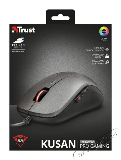 Trust GXT 180 Kusan Pro Gamer egér (22401) Iroda és számítástechnika - Egér - Vezetékes egér - 338973