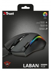 Trust GXT 188 Laban RGB  vezetékes Gamer egér (21789) Iroda és számítástechnika - Egér - Vezetékes egér - 321866