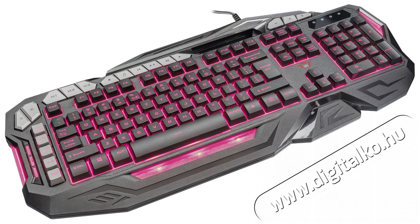 Trust GXT 285 Advanced USB ENG gamer billentyűzet Iroda és számítástechnika - Billentyűzet / billentyűzet szett - Vezetékes - 313295