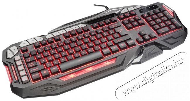Trust GXT 285 Advanced USB ENG gamer billentyűzet Iroda és számítástechnika - Billentyűzet / billentyűzet szett - Vezetékes - 313295
