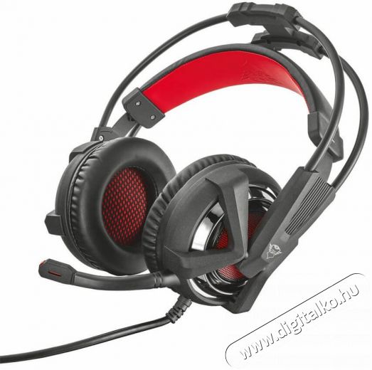 Trust GXT 353 Verus Bass Vibration USB Gamer headset (21302) Audio-Video / Hifi / Multimédia - Fül és Fejhallgatók - Fejhallgató mikrofonnal / headset - 334148
