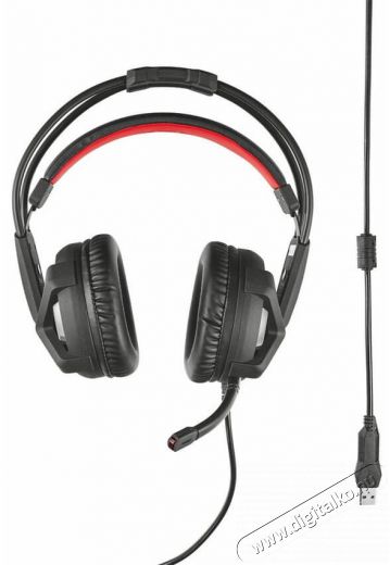 Trust GXT 353 Verus Bass Vibration USB Gamer headset (21302) Audio-Video / Hifi / Multimédia - Fül és Fejhallgatók - Fejhallgató mikrofonnal / headset - 334148