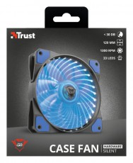 Trust GXT 762B 120x120x25mm 400-1300RPM kék LED-es ház ventilátor - 22347 Újdonságok - Új termékek - 339664