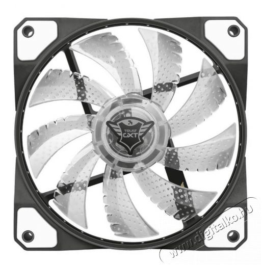 Trust GXT 762W 120x120x25mm LED-es ház ventilátor -fehér (22346) Iroda és számítástechnika - Egyéb számítástechnikai termék - 339667