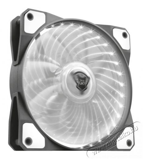 Trust GXT 762W 120x120x25mm LED-es ház ventilátor -fehér (22346) Iroda és számítástechnika - Egyéb számítástechnikai termék - 339667