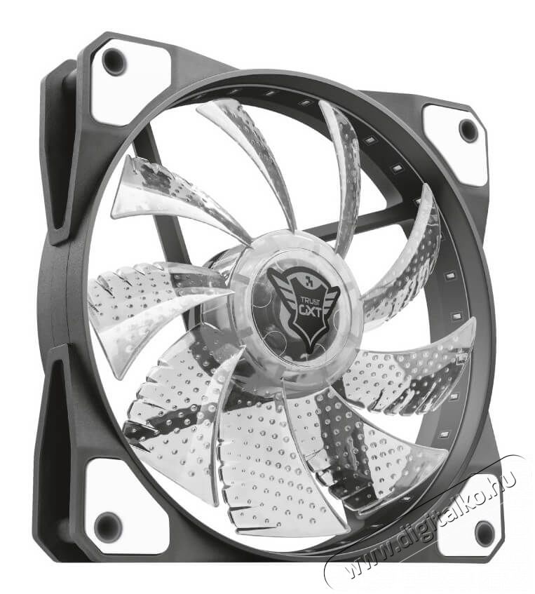 Trust GXT 762W 120x120x25mm LED-es ház ventilátor -fehér (22346) Iroda és számítástechnika - Egyéb számítástechnikai termék - 339667
