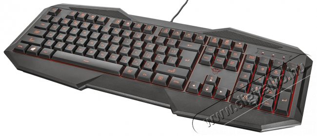 Trust GXT 830 USB Gamer billentyűzet HU (21389) Iroda és számítástechnika - Billentyűzet / billentyűzet szett - Vezetékes - 313297