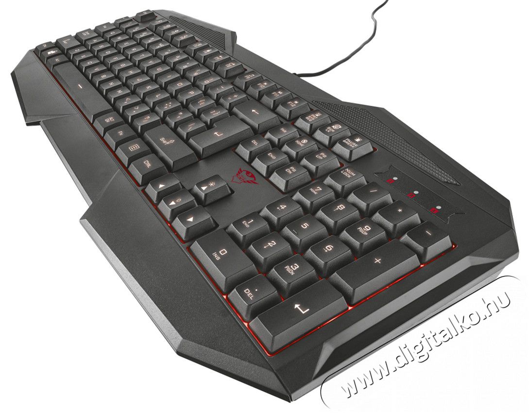 Trust GXT 830 USB Gamer billentyűzet HU (21389) Iroda és számítástechnika - Billentyűzet / billentyűzet szett - Vezetékes - 313297