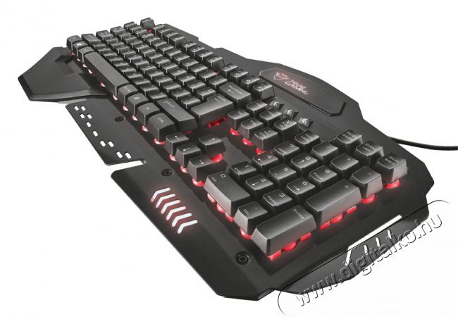Trust GXT 850 Metal Gamer billentyűzet HU (21631) Iroda és számítástechnika - Billentyűzet / billentyűzet szett - Vezetékes - 345010