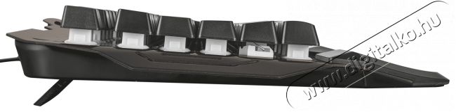 Trust GXT 850 Metal USB ENG gamer billentyűzet Iroda és számítástechnika - Billentyűzet / billentyűzet szett - Vezetékes - 313298