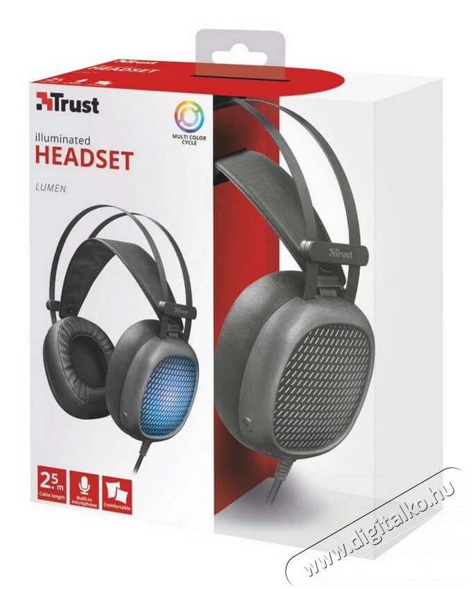 Trust Lumen Illuminated Headset for PC and laptop - 22447 Egyéb - Nem forgalmazzuk ! - 341302