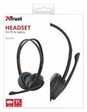 Trust Mauro Headset (21660) Audio-Video / Hifi / Multimédia - Fül és Fejhallgatók - Fejhallgató mikrofonnal / headset - 320854