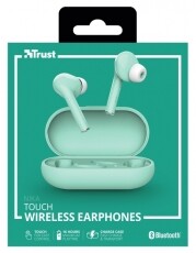 Trust Nika Touch Bluetooth true wireless headset - türkiz Audio-Video / Hifi / Multimédia - Fül és Fejhallgatók - Fülhallgató mikrofonnal / headset - 368549