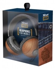 Trust Noma mikrofonos fejhallgató (22637) - fa Audio-Video / Hifi / Multimédia - Fül és Fejhallgatók - Fejhallgató mikrofonnal / headset - 345912