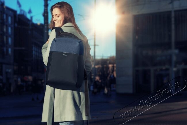 Trust Nox Anti-theft 16 Notebook hátizsák - kék Egyéb - Nem forgalmazzuk ! - 348531