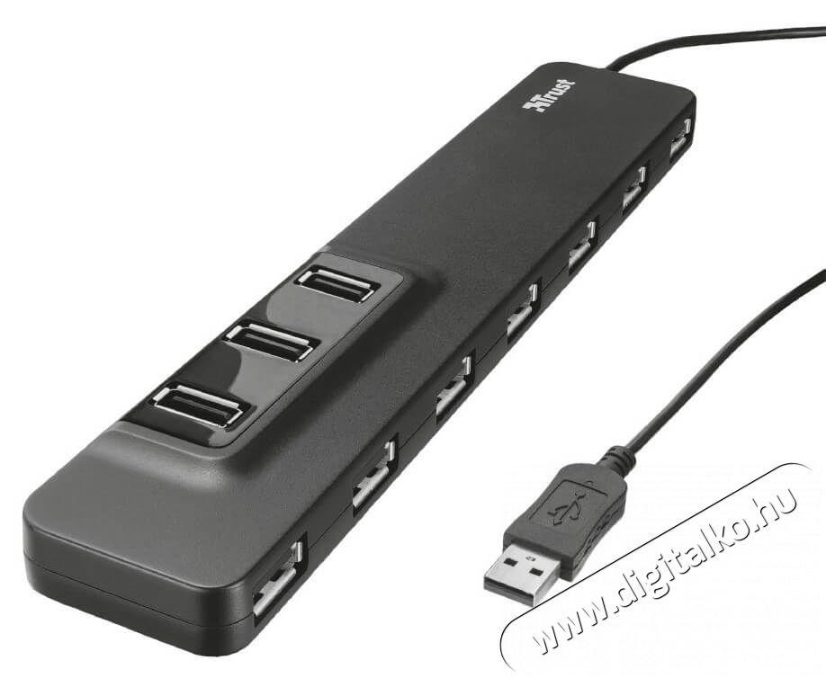 Trust Oila USB 2.0 HUB (20575) Iroda és számítástechnika - Notebook kiegészítő - USB hub / elosztó - 342154