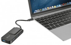 Trust Oila 4 portos USB 3.1 HUB (21318) Iroda és számítástechnika - Notebook kiegészítő - USB hub / elosztó - 313305
