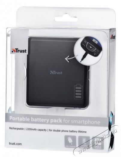 Trust Powerbank 2200mAh (18208) Mobil / Kommunikáció / Smart - Powerbank / Külső akkumulátor és töltő - 316980