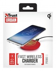 Trust Primo10 vezeték nélküli töltő (22863) Mobil / Kommunikáció / Smart - Mobiltelefon kiegészítő / tok - Hálózati-, autós töltő - 341308
