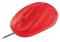Trust Primo Optical Compact Mouse - red Iroda és számítástechnika - Egér - Vezetékes egér - 346123