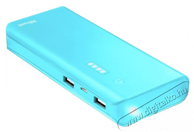 Trust Primo Powerbank 10000 mAh - kék (22747) Mobil / Kommunikáció / Smart - Powerbank / Külső akkumulátor és töltő - 348533