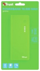 Trust Primo Powerbank 10000 mAh - zöld (22748) Mobil / Kommunikáció / Smart - Powerbank / Külső akkumulátor és töltő - 348534