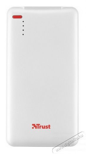 Trust Urban 4000T Thin Powerbank 4000mAh (20907) - fehér Mobil / Kommunikáció / Smart - Powerbank / Külső akkumulátor és töltő - 317009