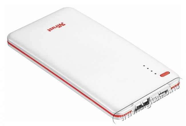 Trust Urban 4000T Thin Powerbank 4000mAh (20907) - fehér Mobil / Kommunikáció / Smart - Powerbank / Külső akkumulátor és töltő - 317009