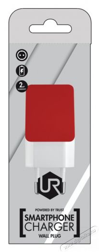 Trust Urban 5W hálózati töltő (20145) - piros Mobil / Kommunikáció / Smart - Mobiltelefon kiegészítő / tok - Hálózati-, autós töltő - 322103
