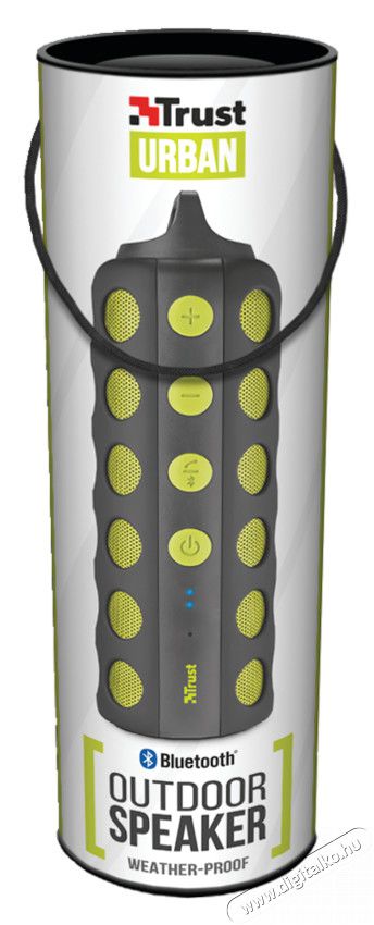 Trust Urban Ambus vezeték nélküli Bluetooth kültéri hangszóró - fekete Audio-Video / Hifi / Multimédia - Hordozható, vezeték nélküli / bluetooth hangsugárzó - Hordozható, vezeték nélküli / bluetooth hangsugárzó - 313324