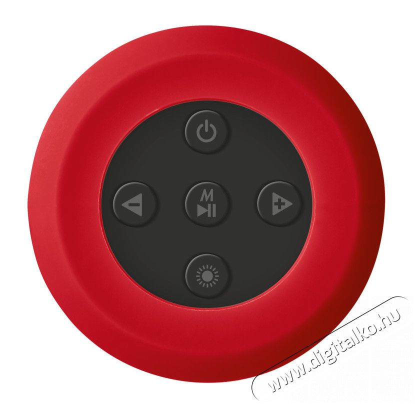Trust Urban Dixxo Go Bluetooth hangszóró (21346) - piros Audio-Video / Hifi / Multimédia - Hordozható, vezeték nélküli / bluetooth hangsugárzó - Hordozható, vezeték nélküli / bluetooth hangsugárzó - 321872