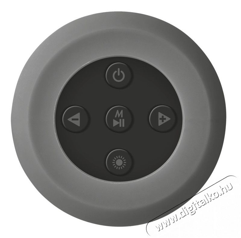 Trust Urban Dixxo Go Bluetooth hangszóró (21345) - szürke Audio-Video / Hifi / Multimédia - Hordozható, vezeték nélküli / bluetooth hangsugárzó - Hordozható, vezeték nélküli / bluetooth hangsugárzó - 321873