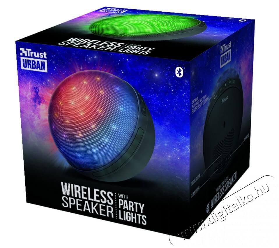 Trust Urban Dixxo Orb Bluetooth hangszóró (22014) Audio-Video / Hifi / Multimédia - Hordozható, vezeték nélküli / bluetooth hangsugárzó - Hordozható, vezeték nélküli / bluetooth hangsugárzó - 326773