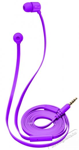 Trust Urban Duga In-ear mikrofonos fülhallgató (22110) - neon lila Audio-Video / Hifi / Multimédia - Fül és Fejhallgatók - Fülhallgató mikrofonnal / headset - 327993