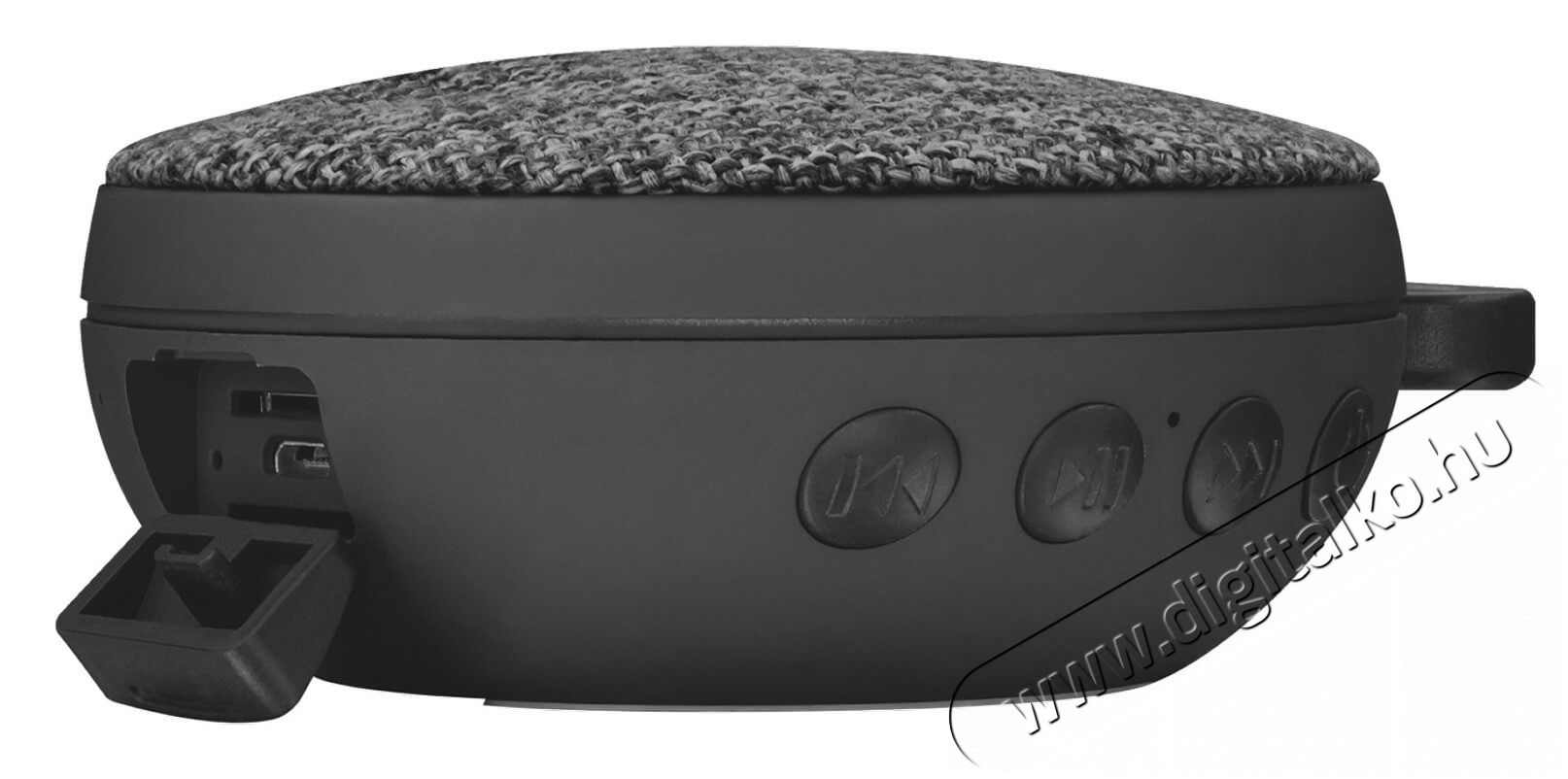 Trust Urban Fyber Go Bluetooth hangszóró (22010) - fekete Audio-Video / Hifi / Multimédia - Hordozható, vezeték nélküli / bluetooth hangsugárzó - Hordozható, vezeték nélküli / bluetooth hangsugárzó - 326774