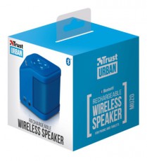 Trust Urban Muzo Bluetooth hangszóró (21702) - kék Audio-Video / Hifi / Multimédia - Hordozható, vezeték nélküli / bluetooth hangsugárzó - Hordozható, vezeték nélküli / bluetooth hangsugárzó - 321877