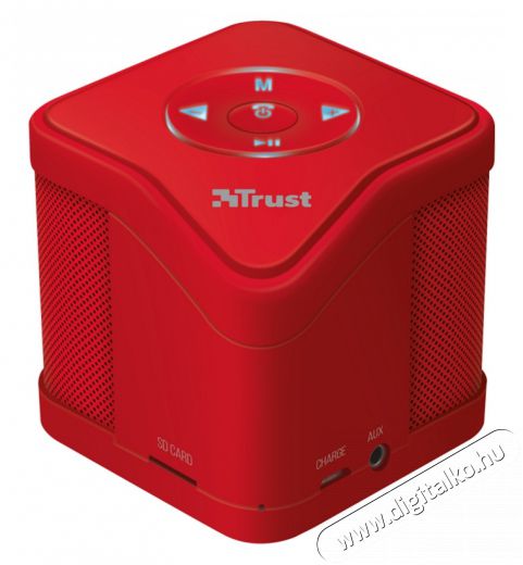 Trust Urban Muzo Bluetooth hangszóró (21703) - piros Audio-Video / Hifi / Multimédia - Hordozható, vezeték nélküli / bluetooth hangsugárzó - Hordozható, vezeték nélküli / bluetooth hangsugárzó - 321878