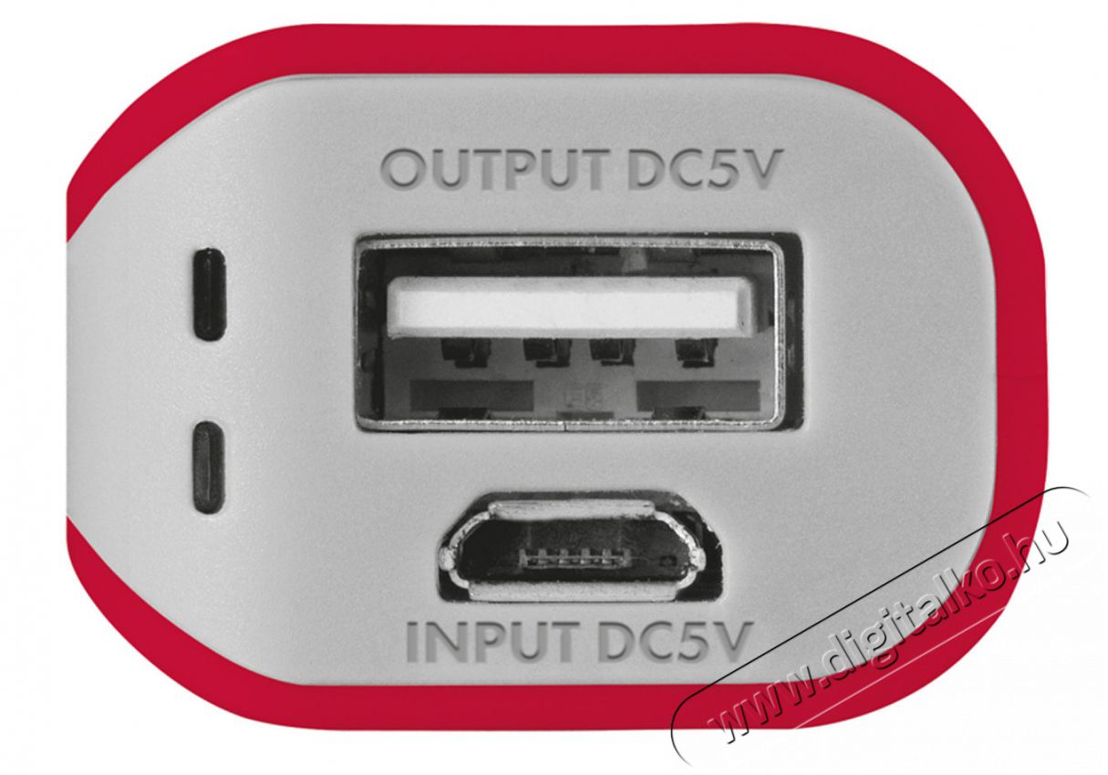 Trust Urban PowerBank 2200mAh (20067) - piros Mobil / Kommunikáció / Smart - Powerbank / Külső akkumulátor és töltő - 317015