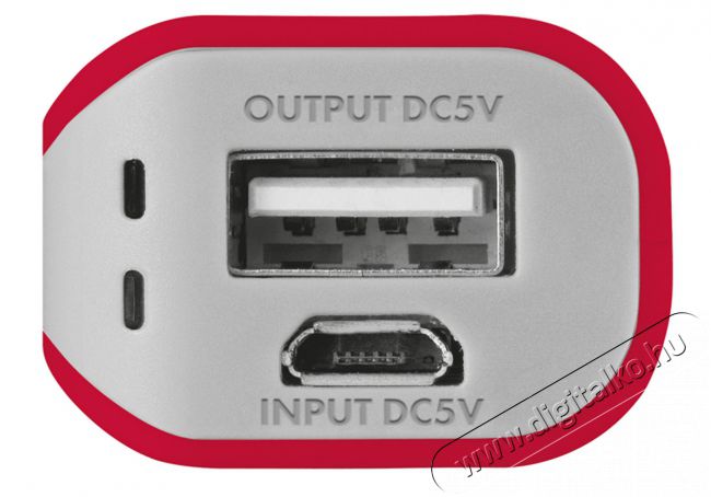 Trust Urban PowerBank 2200mAh (20067) - piros Mobil / Kommunikáció / Smart - Powerbank / Külső akkumulátor és töltő - 317015