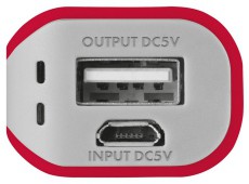 Trust Urban Primo Powerbank 2200mAh (21223) - piros Mobil / Kommunikáció / Smart - Powerbank / Külső akkumulátor és töltő - 320404