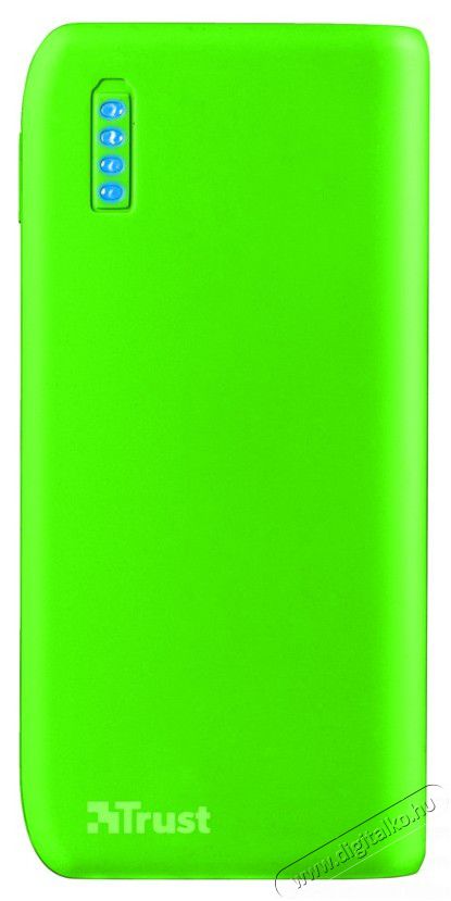 Trust Urban Primo Powerbank 4400mAh (22058) - neon zöld Mobil / Kommunikáció / Smart - Powerbank / Külső akkumulátor és töltő - 327999